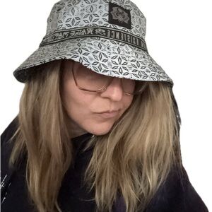 Reflective Reversible Bucket Hat - Rage Nation Geometric Rave